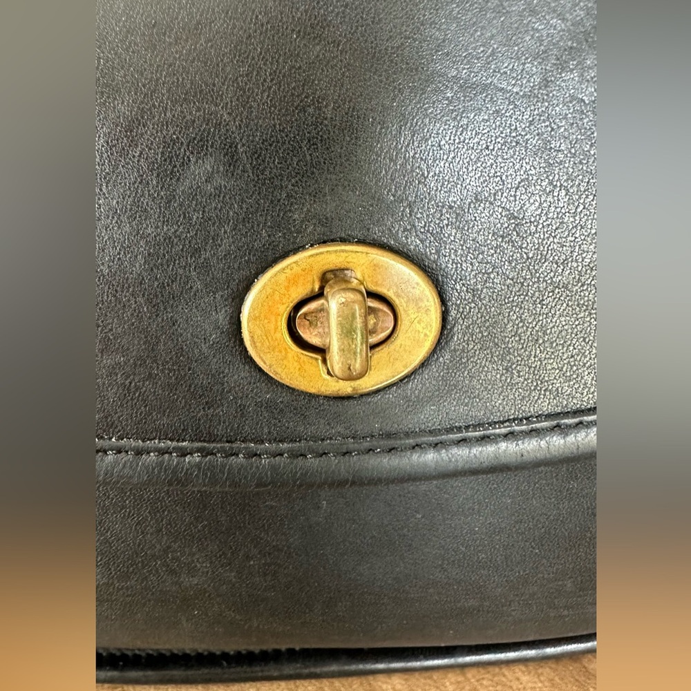 1990’s Rare Vintage Coach Small Plaza Bag Style #9860 - Picture 6 of 16